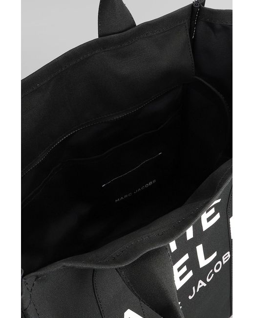 Marc Jacobs The Travel Tote Tote In Black Cotton