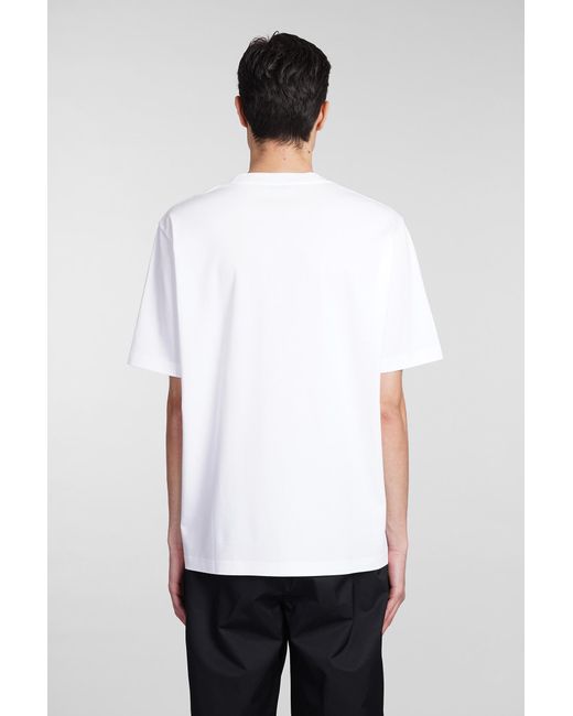 Lanvin T-shirt In White Cotton for men