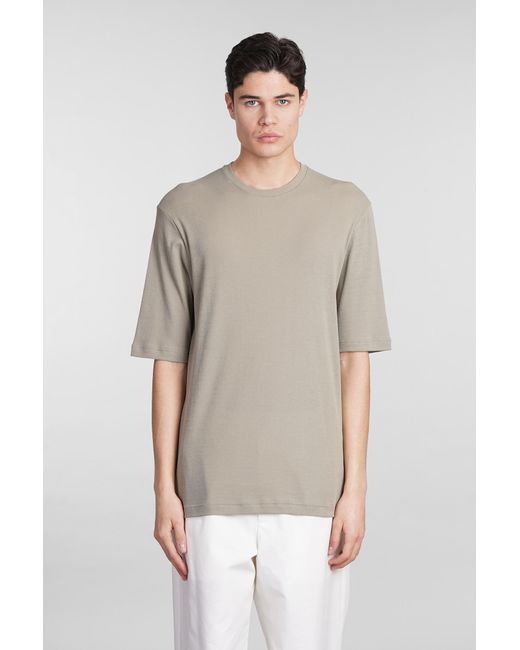Jil Sander T-shirt In Multicolor Cotton for men
