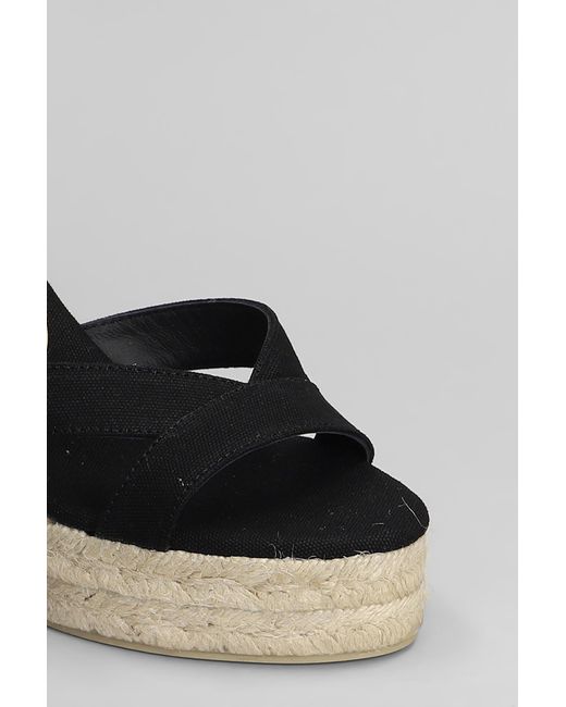 Zeppe Bruna-8Ed-001 in Tela Nera di Castaner in Black