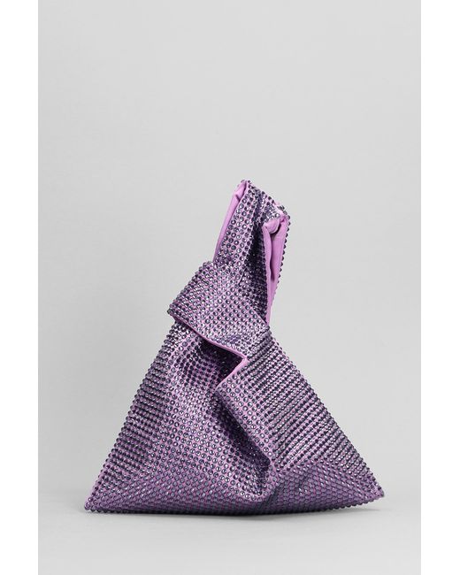 GIUSEPPE DI MORABITO Purple Hand Bag In Lilla Polyester