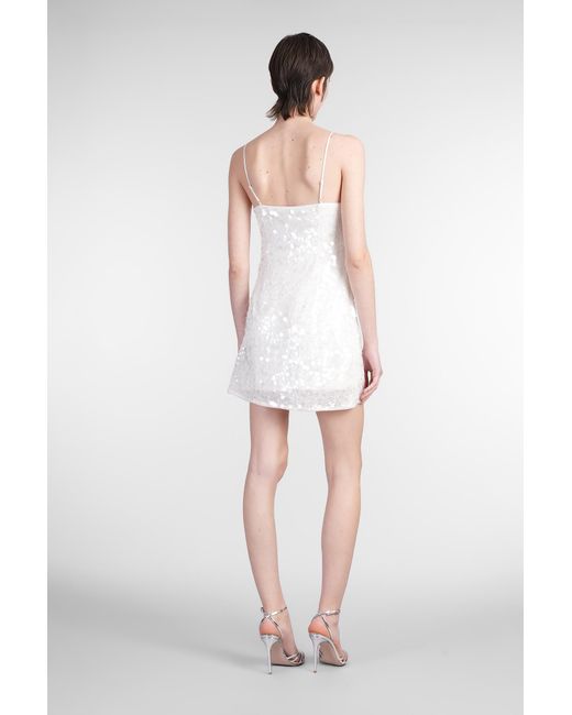 Abito donna Lollie in viscosa Beige di Jonathan Simkhai in White