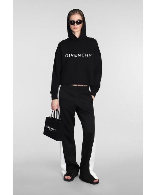 Felpa in Cotone Nero di Givenchy in Black