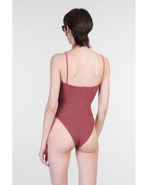 Hunza G Pink Crystal Swim Beachwear