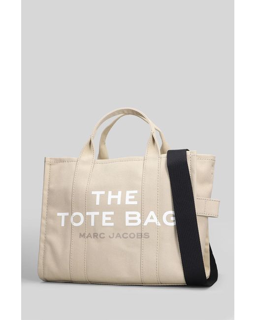 Marc Jacobs Natural The Medium Tote Tote In Beige Cotton