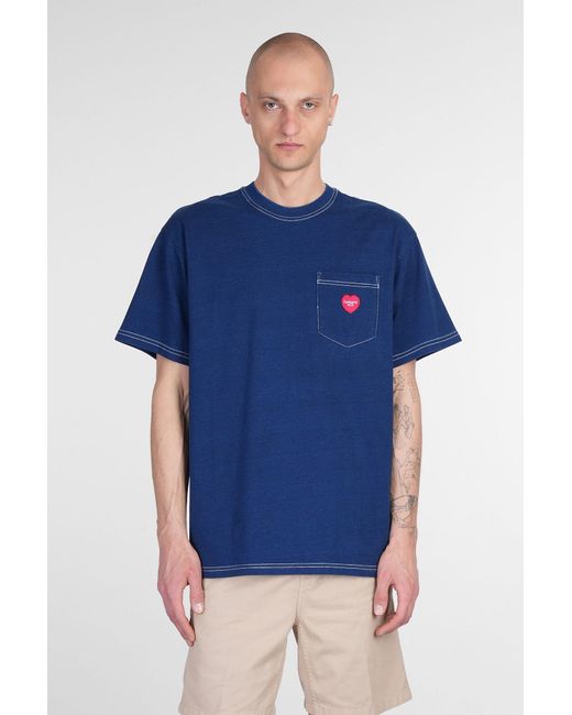 Carhartt Blue Ingo Pocket T-Shirt for men