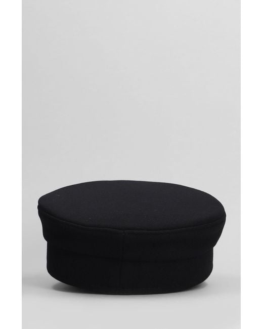 Ruslan Baginskiy Logo-embellished Hats In Black Wool