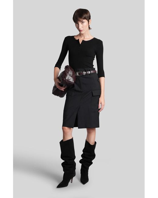 IRO Black Rosaria T-Shirt