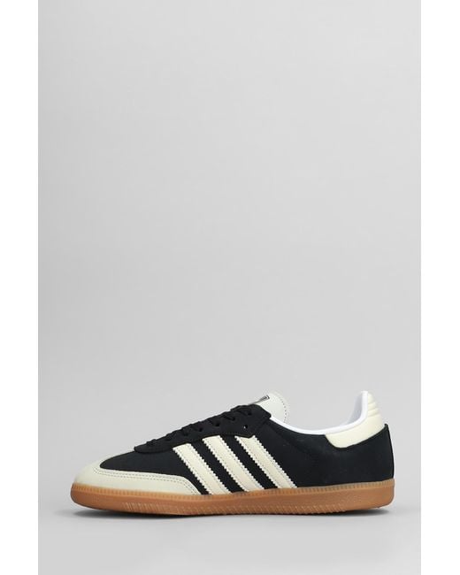 Sneakers Samba Og in Nabuk Nero di Adidas in Gray