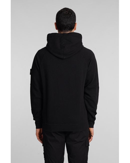 Stone Island Sweatshirt In Black Cotton for men