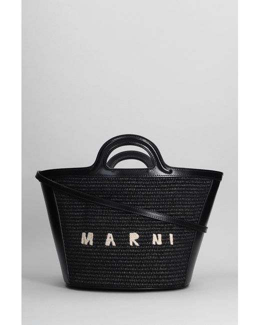 Marni Black Tropicalia Small Hand Bag