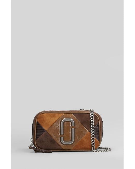 Marc Jacobs The Softshot Shoulder Bag In Brown Leather