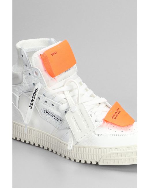 Off-White c/o Virgil Abloh 3.0 Off Court Sneakers In White Leather for men