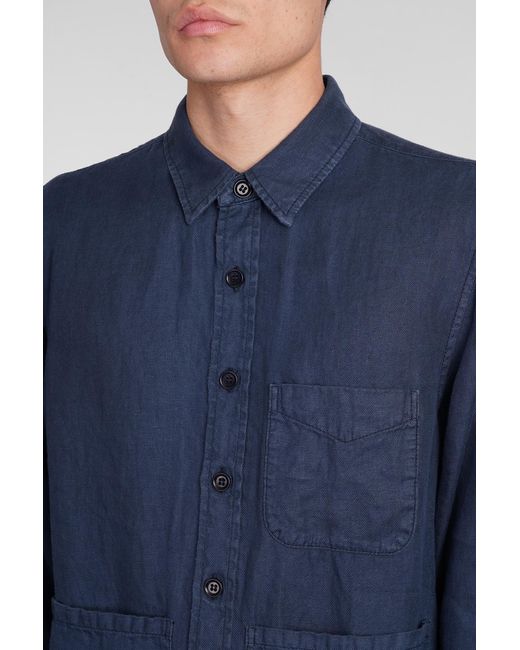 Aspesi Blue Camicia Ut Shirt for men