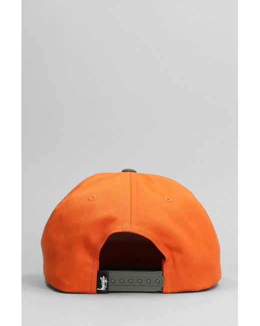Cappello in Cotone Arancione di Stussy in Orange da Uomo