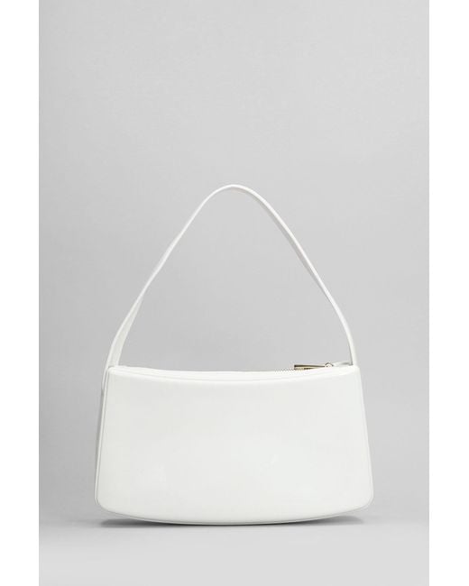 Borsa a mano Flat Timeless in Gomma Bianca di Marc Ellis in White