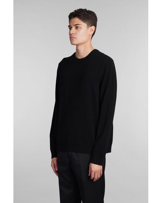 Maglia in Cashmere Nera di Theory in Black da Uomo