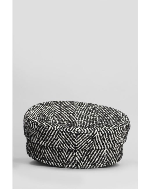 Ruslan Baginskiy Gray Herringbone Hats