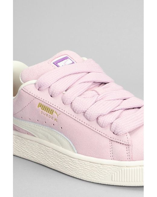PUMA Suede Xl Grape Sneakers In Rose-pink Suede
