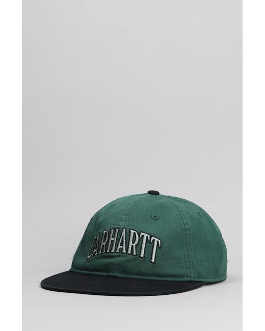 Carhartt Hats In Green Cotton for men