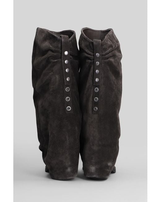 Ash Black Liam Low Heels Boots