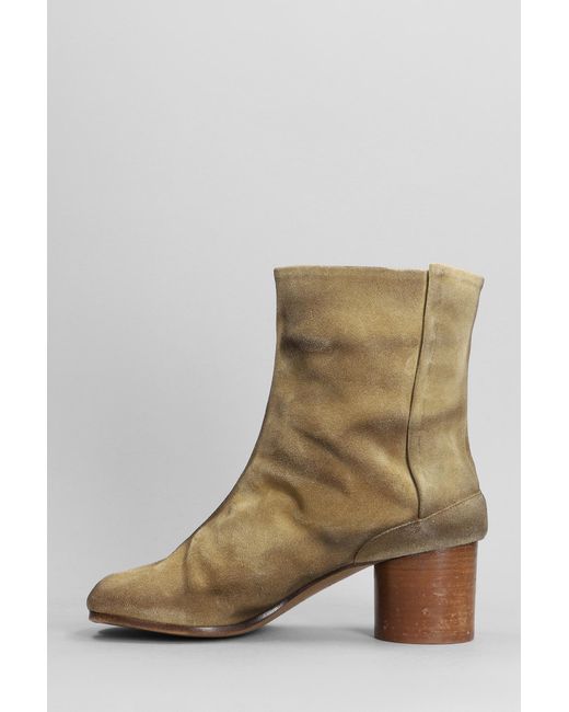 maison margiela camel boots