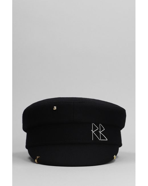 Cappello in Cotone Nero di Ruslan Baginskiy in Black