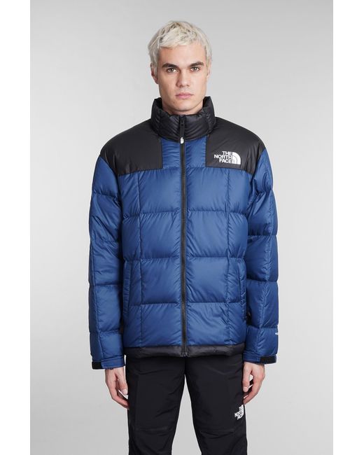 The North Face Puffer In Blue Polyester for Men Lyst