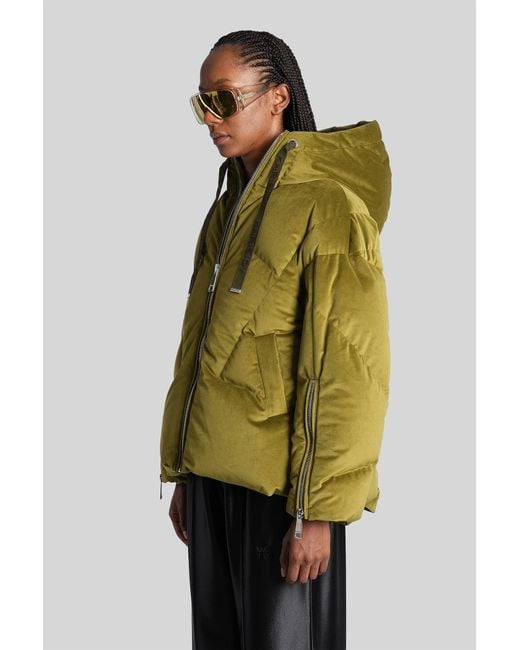 Piumino in Poliammide Verde di Khrisjoy in Green