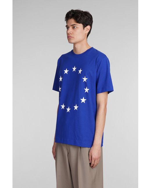 Etudes Studio T-shirt In Blue Cotton for men