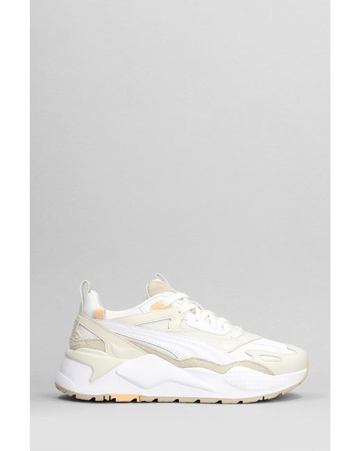 PUMA Rs-x Sneakers In White Leather