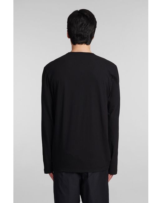 James Perse T-shirt In Black Cotton for men