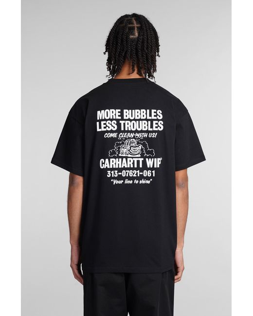 Carhartt T-shirt In Black Cotton for men