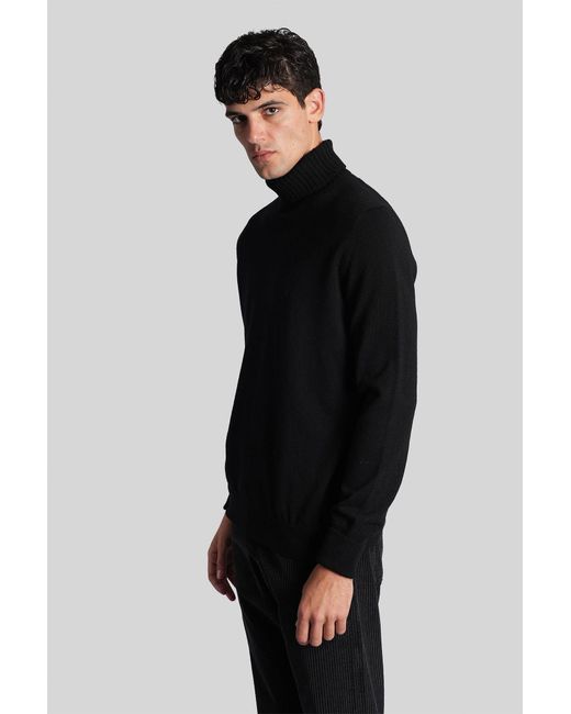 Ballantyne Knitwear In Black Wool for men