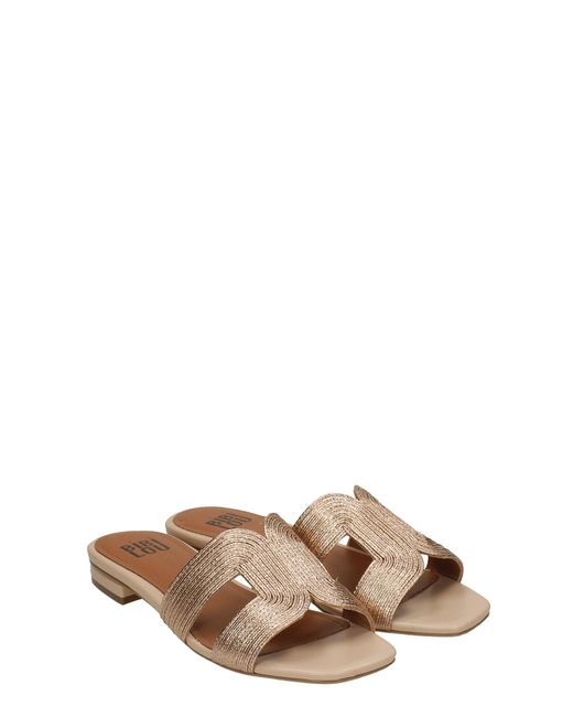 bibi lou flats in powder leather
