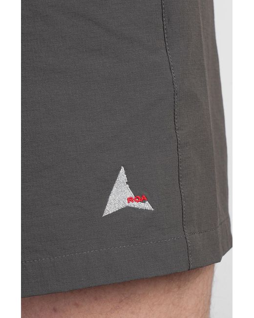 Shorts 5 Inch Shorts in Nylon Grigio di Roa in Gray da Uomo