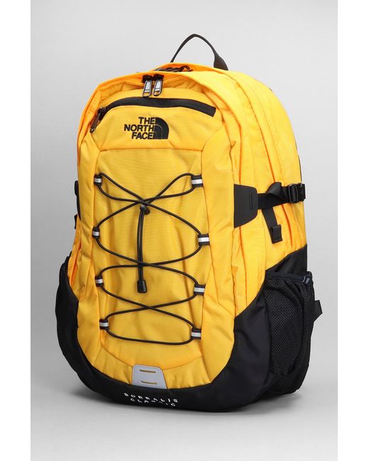 The North Face Yellow Backpack In Synthetic Fibers