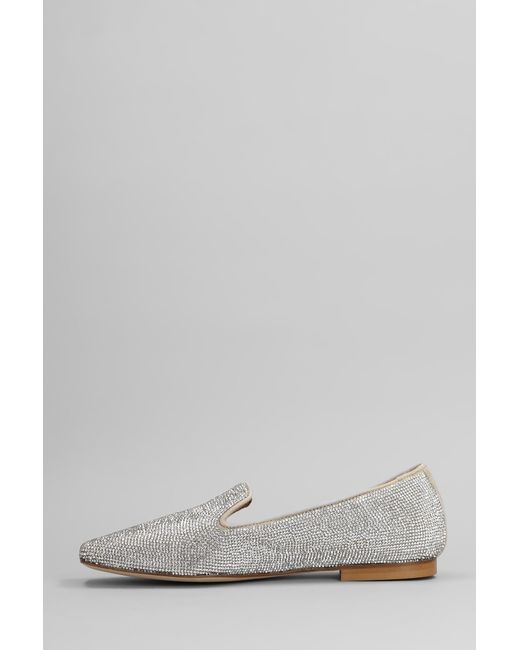 Mocassini in Camoscio Beige di Anna F. in Gray