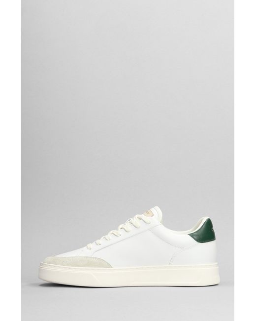 Crime London Eclipse Sneakers In White Leather for men