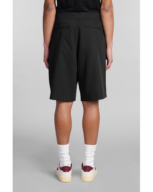 FAMILY FIRST Shorts In Black Polyester for men