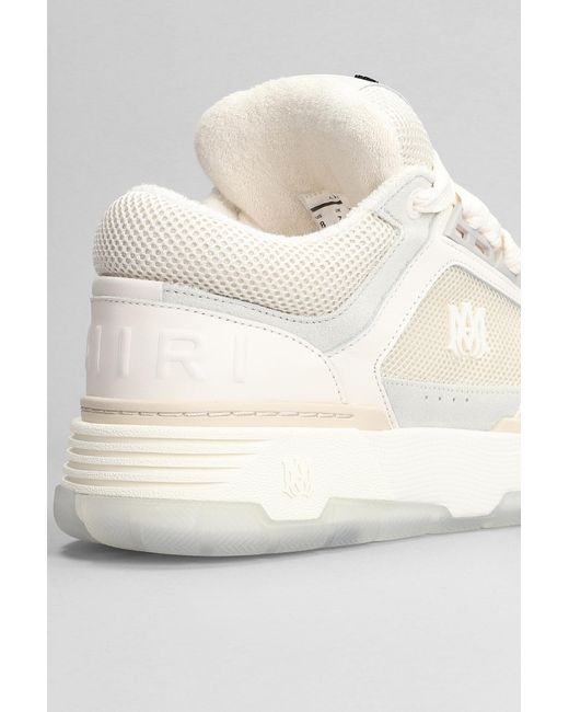Sneakers Ma-1 in Pelle Bianca di Amiri in White da Uomo