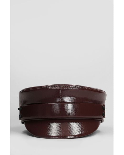 Cappello in Poliestere Bordeaux di Ruslan Baginskiy in Brown