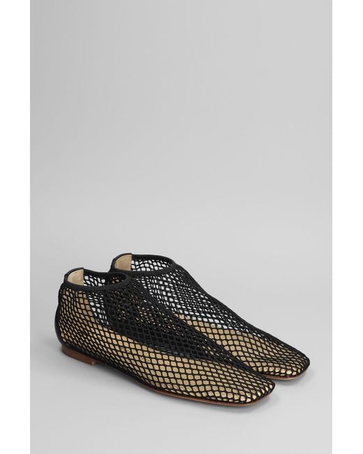 Ballerine in Pelle Nera di Fabio Rusconi in Gray