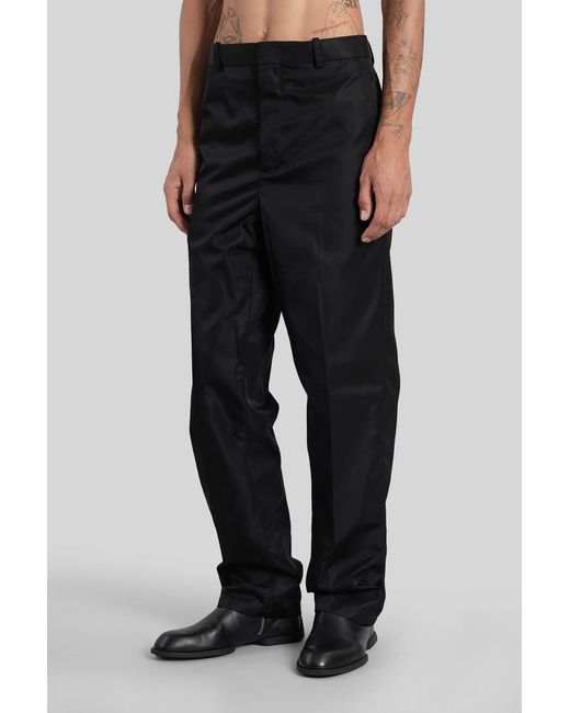Pantalone in Poliammide Nera di Jil Sander in Black da Uomo