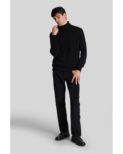 Ballantyne Knitwear In Black Wool for men