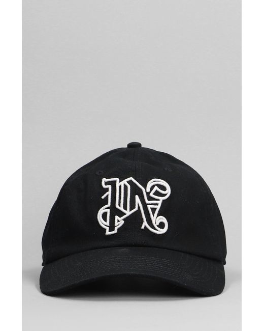 Palm Angels Hats In Black Polyester