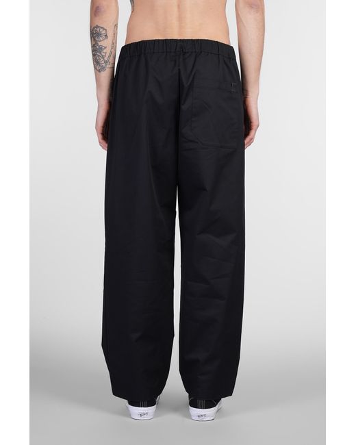 Pantalone Ian in Cotone Nero di DARKPARK in Black da Uomo
