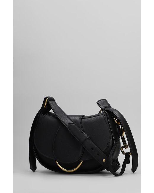 Borsa a spalla Ride in Pelle Nera di Chloé in Black