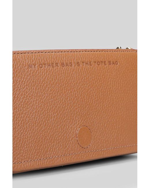 Marc Jacobs Brown The Mini Bag Shoulder Bag In Leather Color Leather