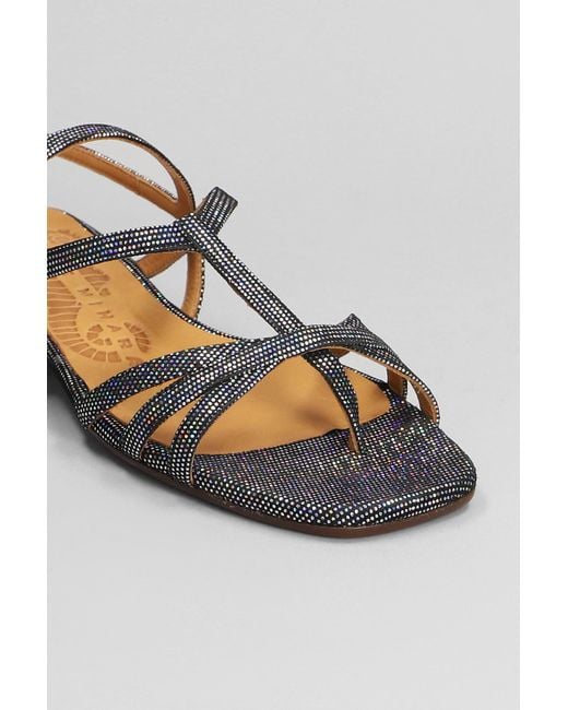 Sandali flats Teu in Pelle Argento di Chie Mihara in Gray